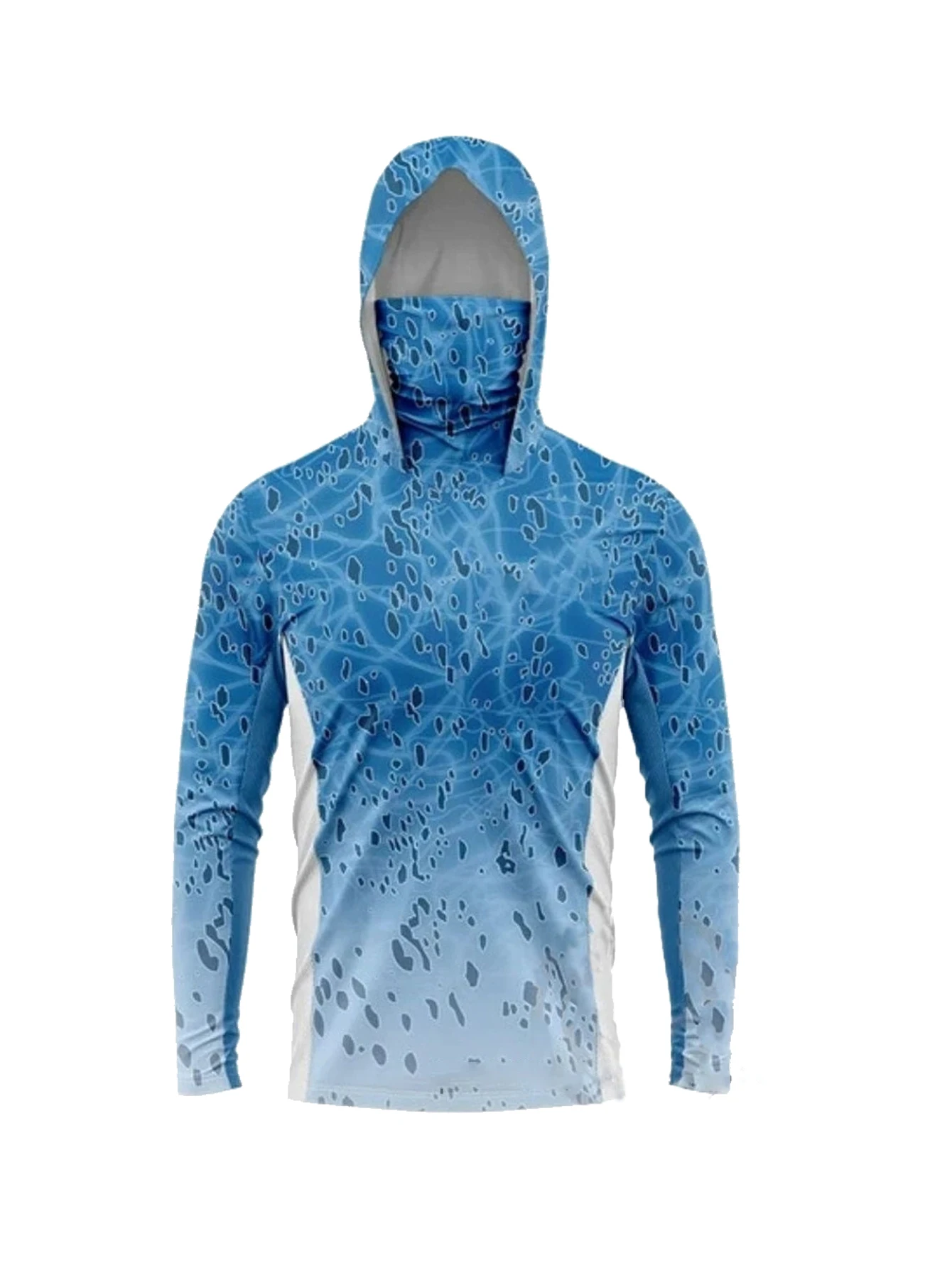Men'S Fashion For Summer - Men Long Sleeve Fishing Hoodie Mask