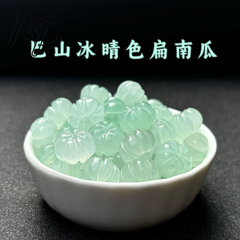 Men'S Fashion Accessories - 10pcs A Green Jade Pumpkin Beads
