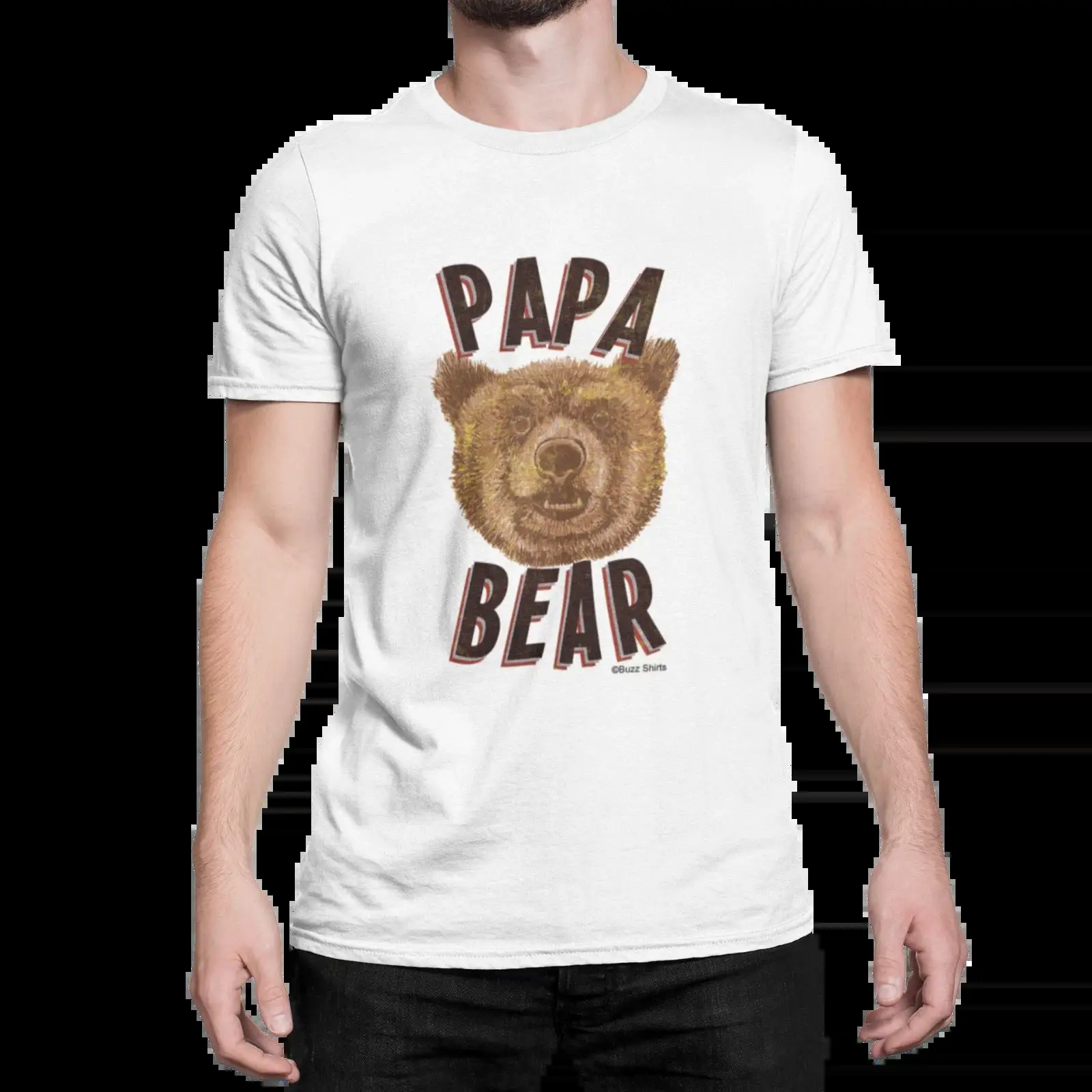 Mens Fashion Style Images - Funny Men's T Shirt Papa Bear