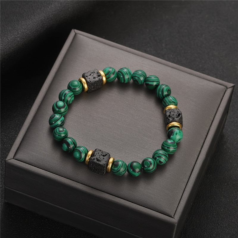 1pc New Malachite Bracelets Me - огляд і ціна Mens Fashion Help