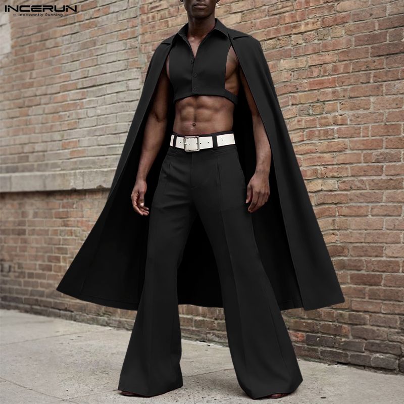 INCERUN Men Sets Solid Color L - огляд і ціна Men'S Fashion For 2026