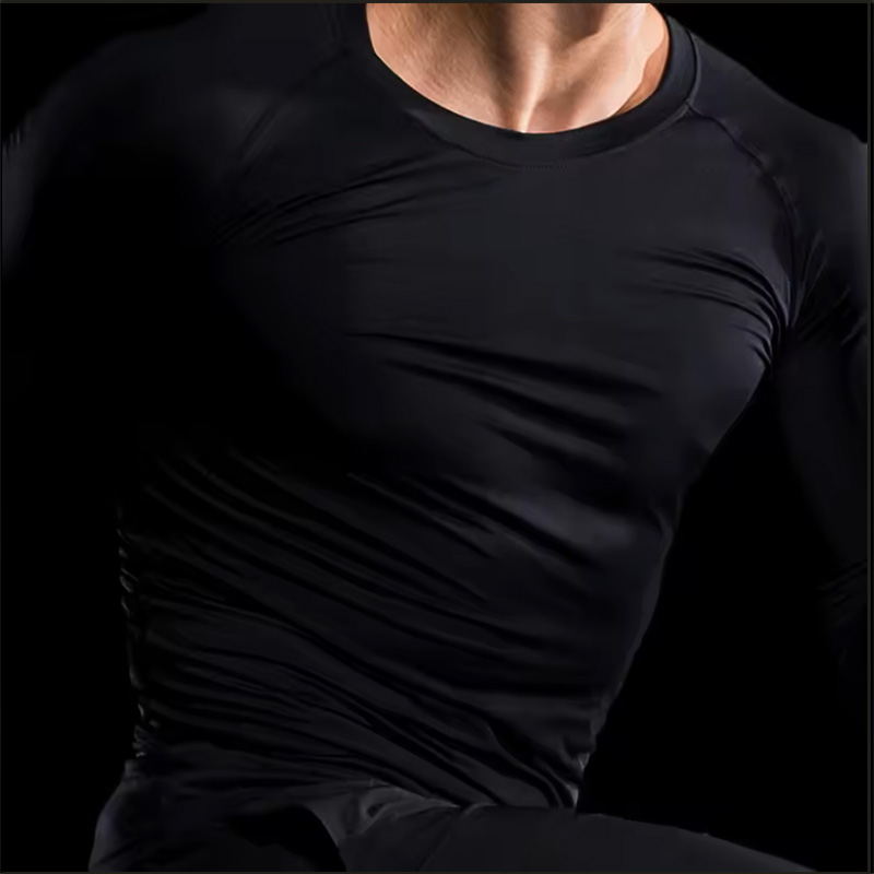 Men's T-shirt Men Running Spor - огляд і ціна Compression Shirt Workout