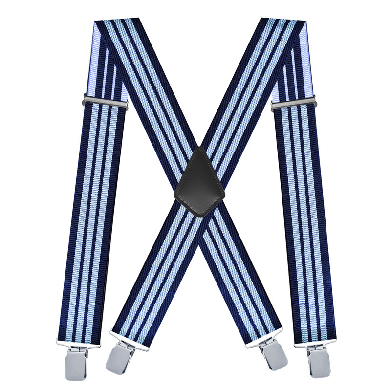 Stripes Men's Suspenders X Bac - огляд і ціна Suspenders Clip Men