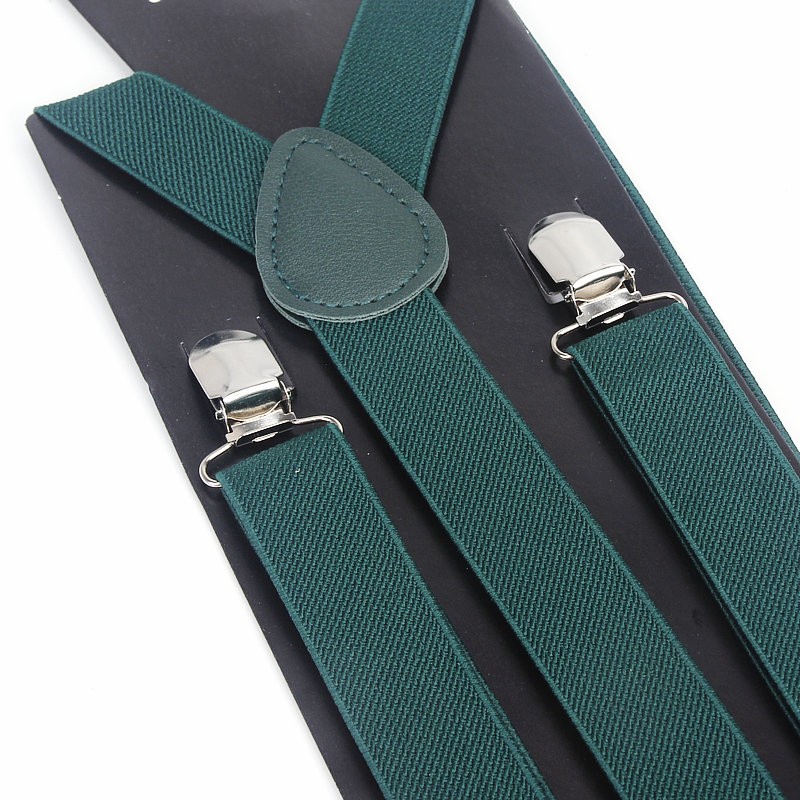 Hot Sale Elastic Leather Suspe - огляд і ціна Suspenders Clip Men