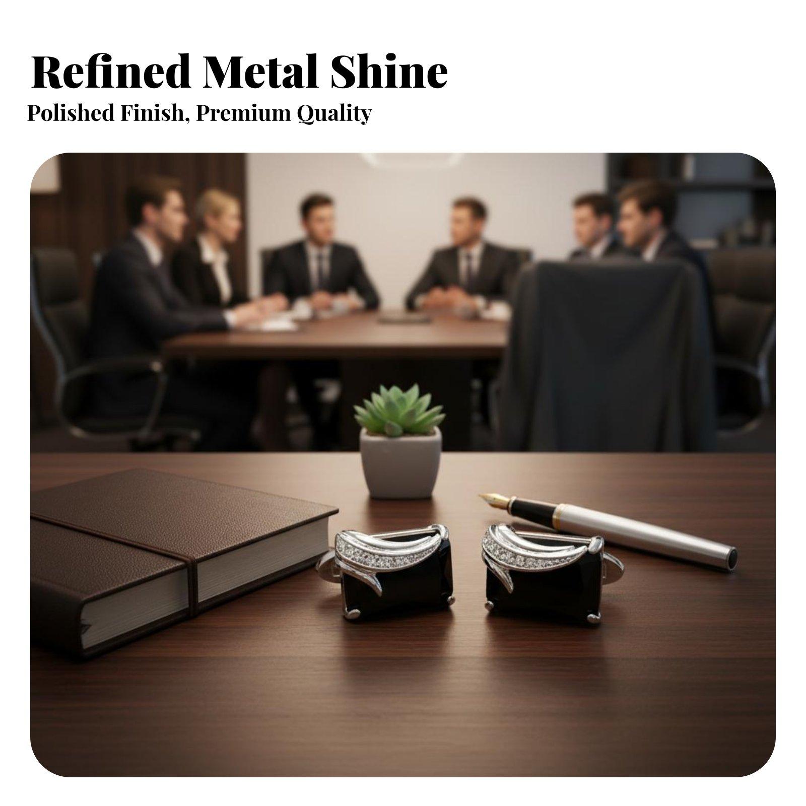 Fashion Crystal Men Cufflinks  - огляд і ціна Mens Fashion Dress