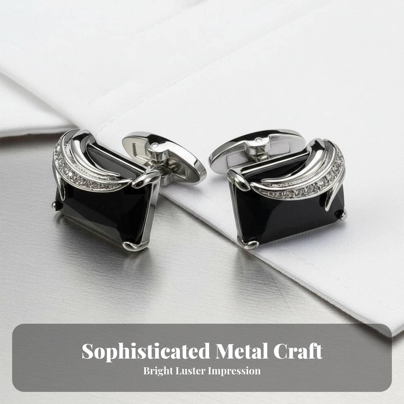 Fashion Crystal Men Cufflinks  - огляд і ціна Mens Fashion Dress