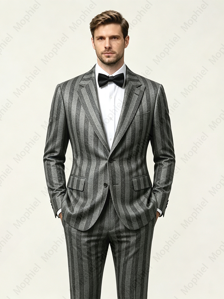 Black and Gray Men's Suits Not - огляд і ціна Slim Fit Blazer Men