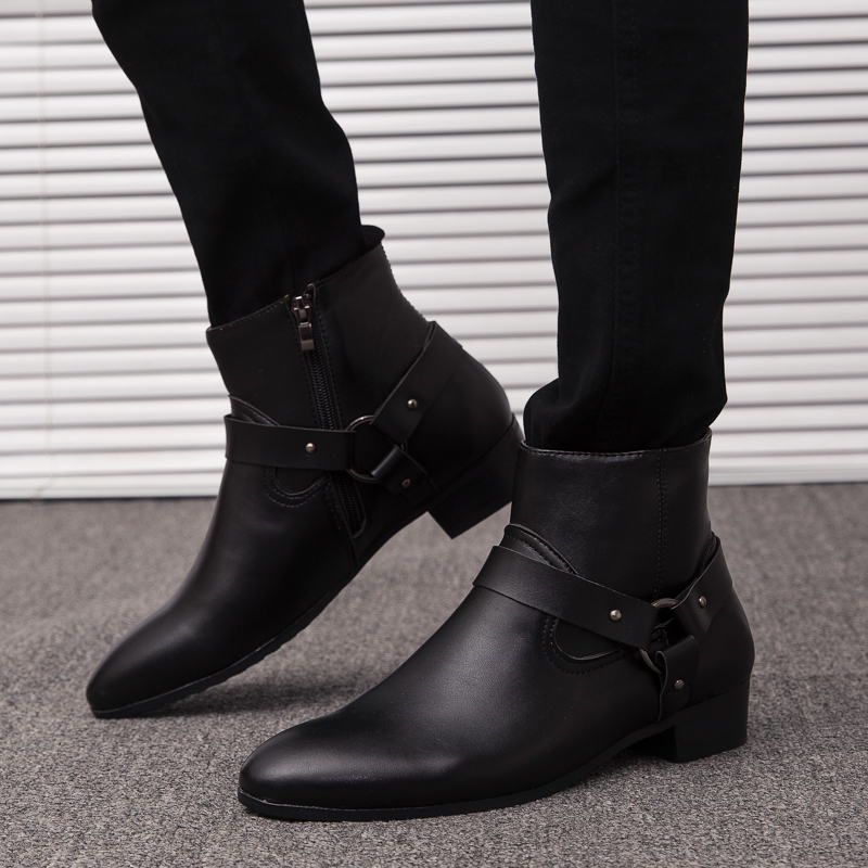 2026 New Ankle Boots PU Leathe - огляд і ціна Mens Fashion Dress