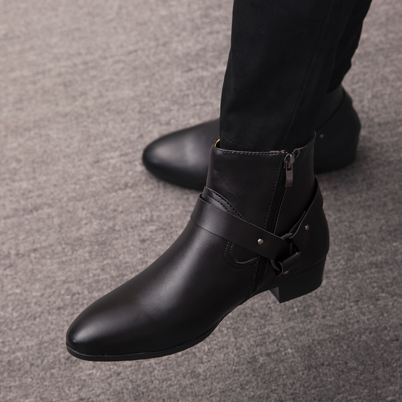 2026 New Ankle Boots PU Leathe - огляд і ціна Mens Fashion Dress