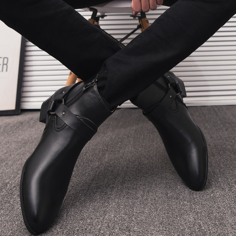2026 New Ankle Boots PU Leathe - огляд і ціна Mens Fashion Dress