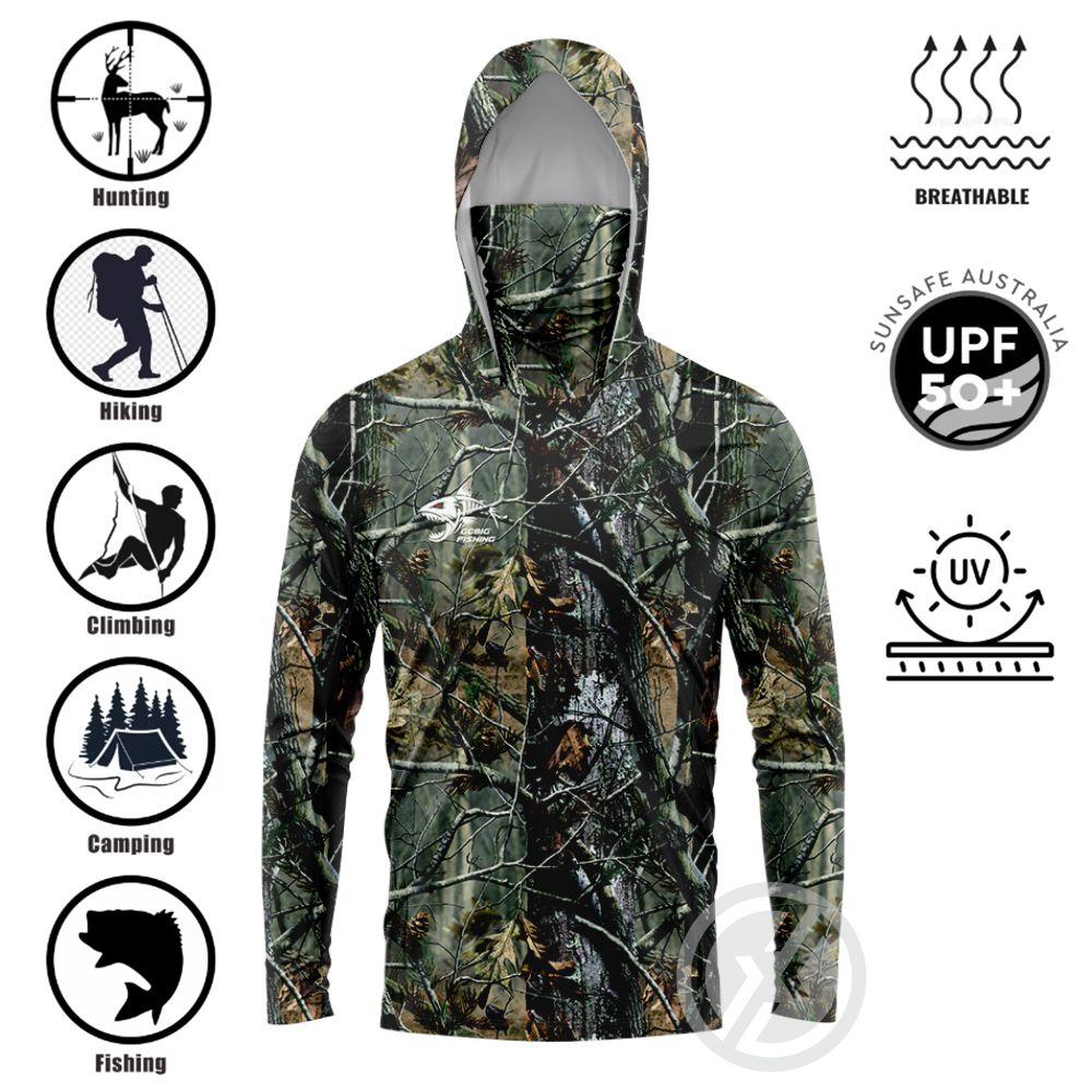 UPF50+ Hooded Fishing Shirt Bu - огляд і ціна Men'S Fashion For Summer