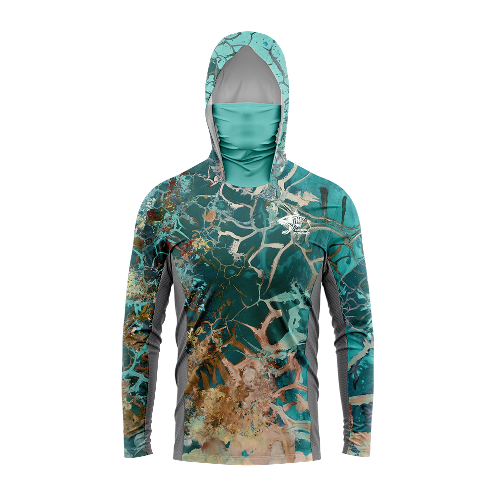 UPF50+ Hooded Fishing Shirt Bu - огляд і ціна Men'S Fashion For Summer