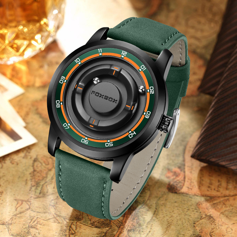 FOXBOX Unique Dial Quartz Man  - огляд і ціна Men'S Fashion Box