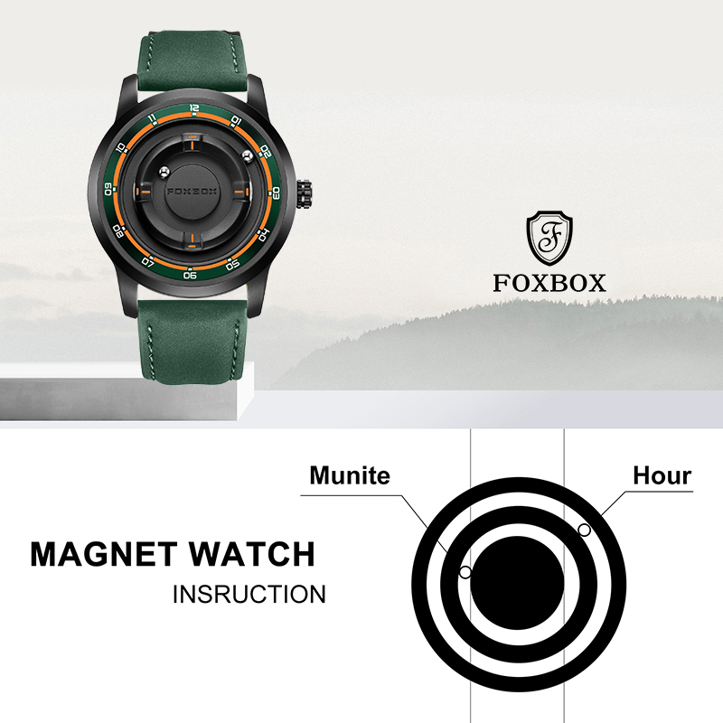 FOXBOX Unique Dial Quartz Man  - огляд і ціна Men'S Fashion Box
