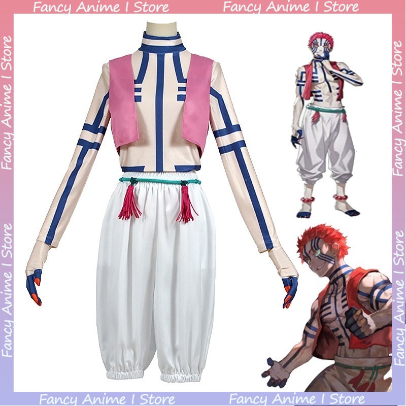 Anime Akaza Copsplay Costume H - огляд і ціна Mens Fashion Dress