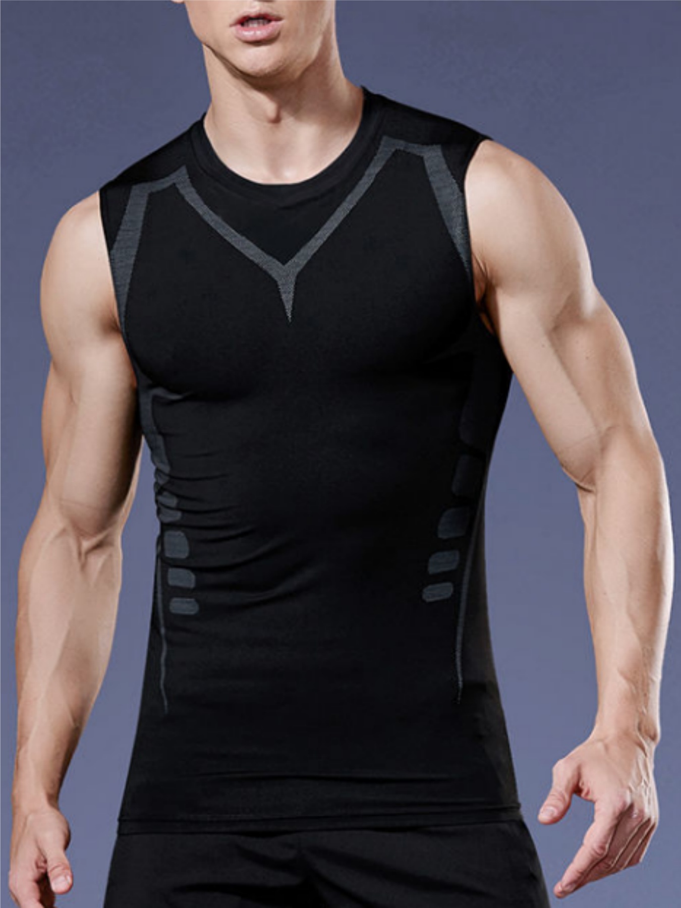 Men's Tight Vest Compression S - огляд і ціна Compression Shirt Workout