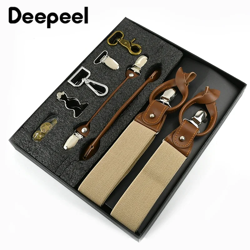 Deepeel 1Set 3.5*125cm Busines - огляд і ціна Suspenders Clip Men