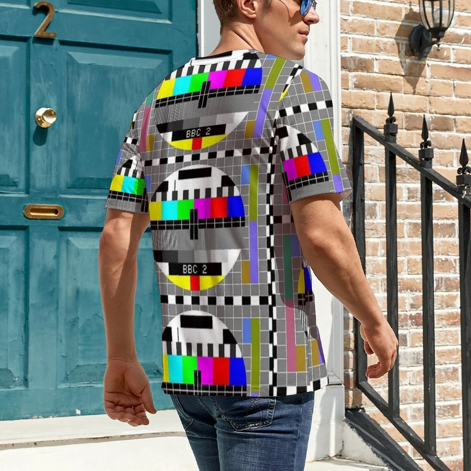 TV Test Image Test Card Print  - огляд і ціна Mens Fashion Style Images