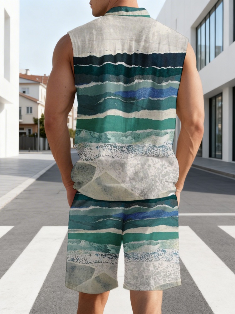 Fashion Summer Men's 2Pcs Set  - огляд і ціна Men'S Fashion For 2026