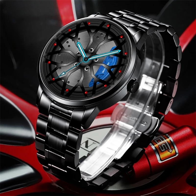 Fashion Mens Car Wheel Watches - огляд і ціна Men'S Fashion Hub