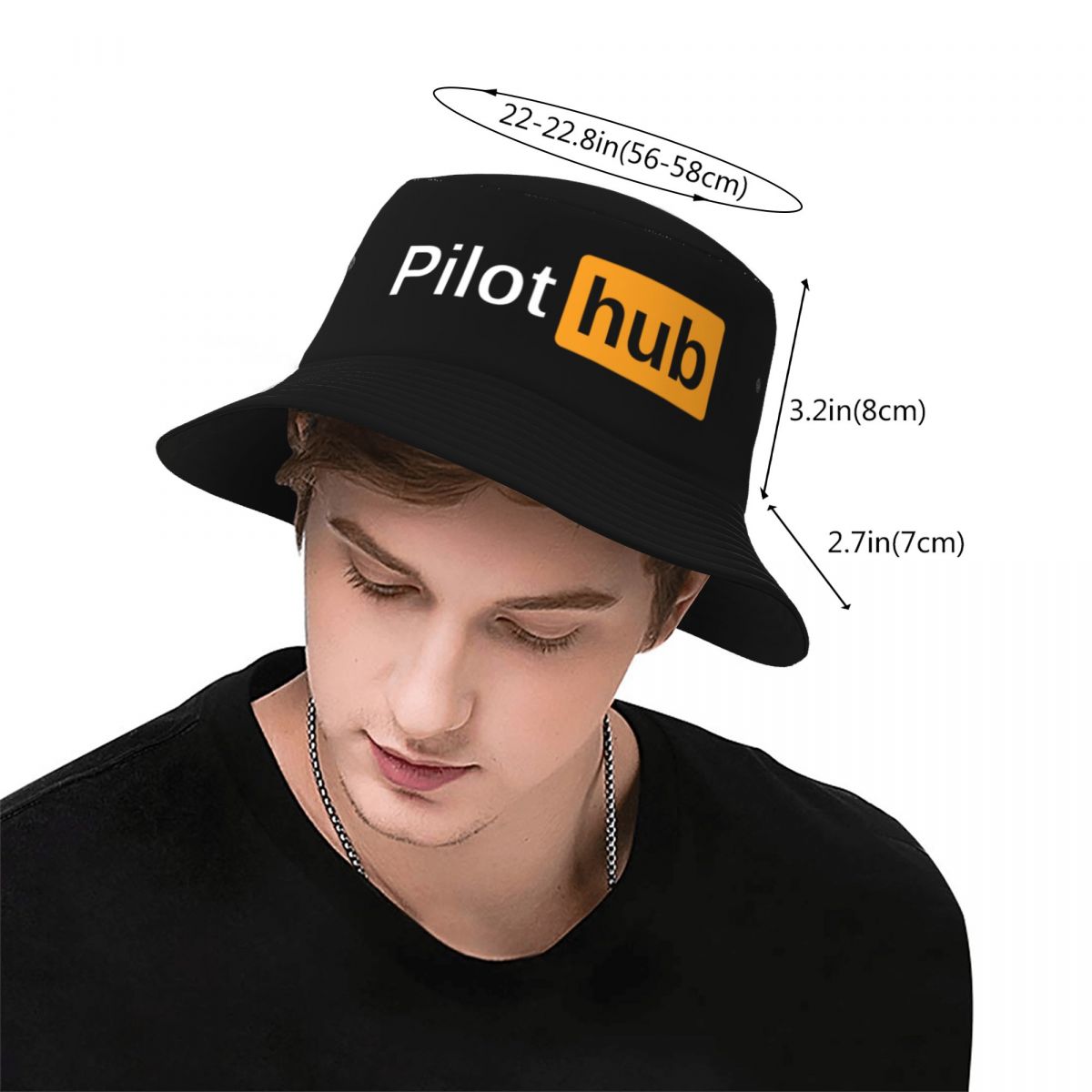 Custom Pilot Hub Bucket Hat Me - огляд і ціна Men'S Fashion Hub
