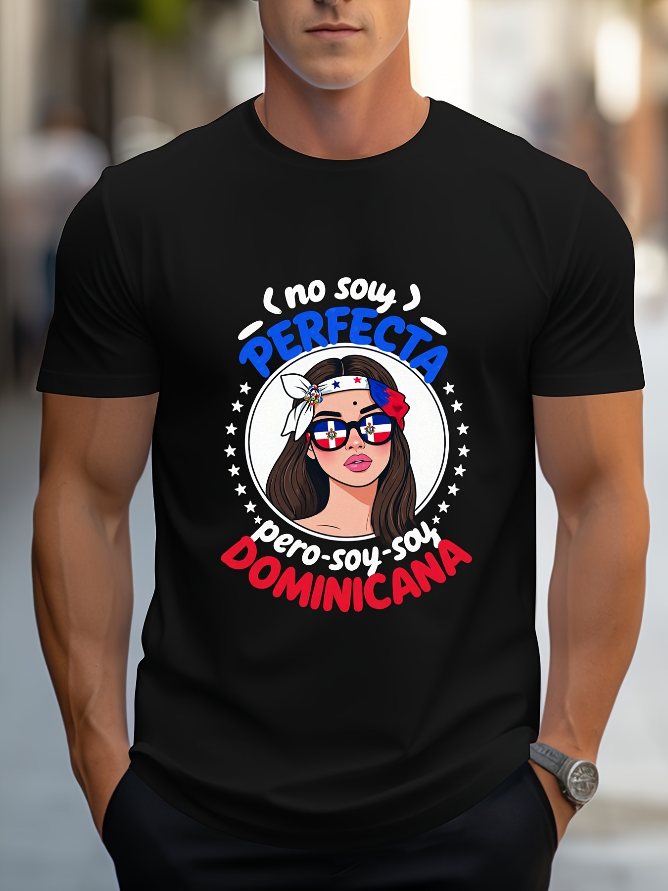 2026 Men'S Patterned Tee, Blac - огляд і ціна Mens Fashion Style Images