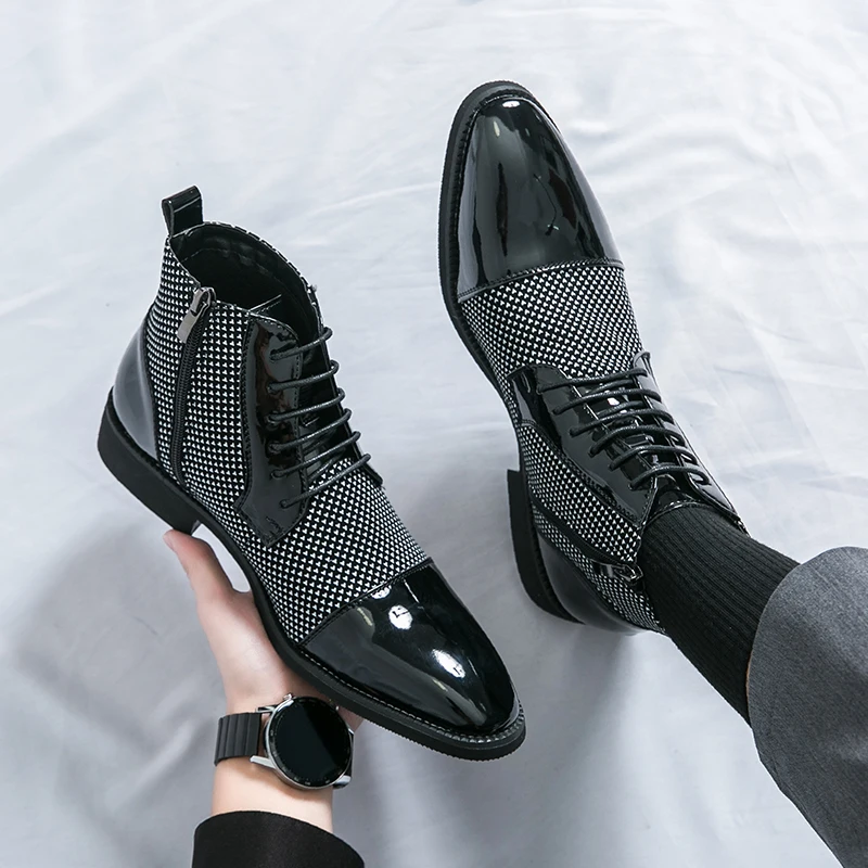 High Quality Men Boots Fashion - огляд і ціна Mens Fashion Dress