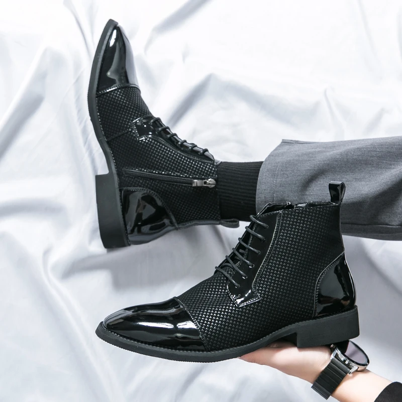 High Quality Men Boots Fashion - огляд і ціна Mens Fashion Dress