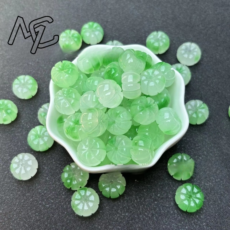 10pcs A Green Jade Pumpkin Bea - огляд і ціна Men'S Fashion Accessories