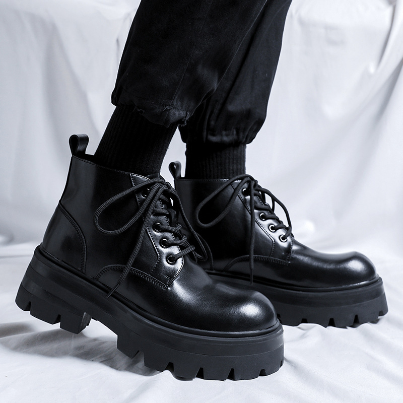 men fashion platform boots lac - огляд і ціна Mens Fashion Dress