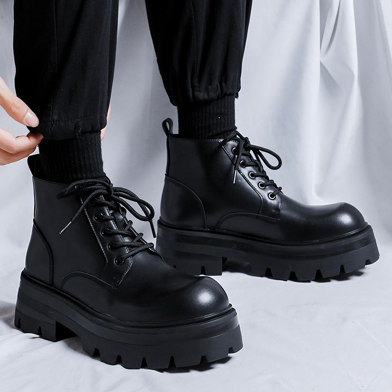 men fashion platform boots lac - огляд і ціна Mens Fashion Dress