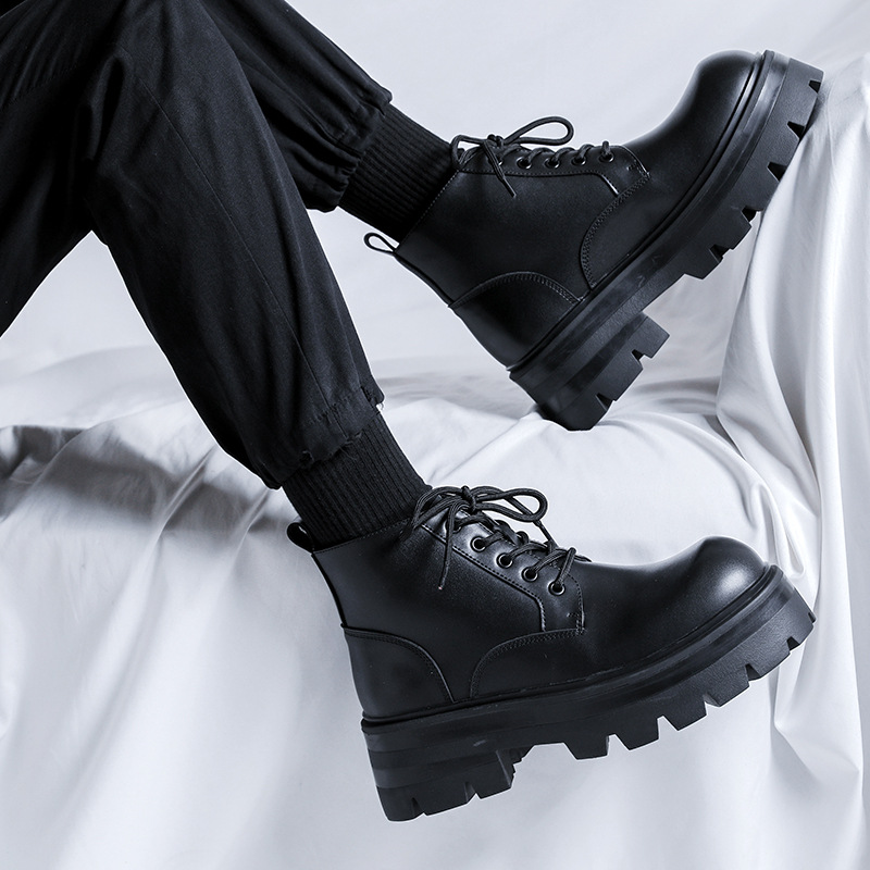 men fashion platform boots lac - огляд і ціна Mens Fashion Dress