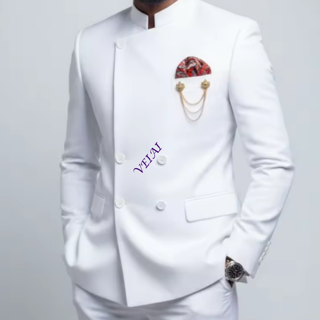 Men White Black Shawl Lapel 3  - огляд і ціна Slim Fit Blazer Men