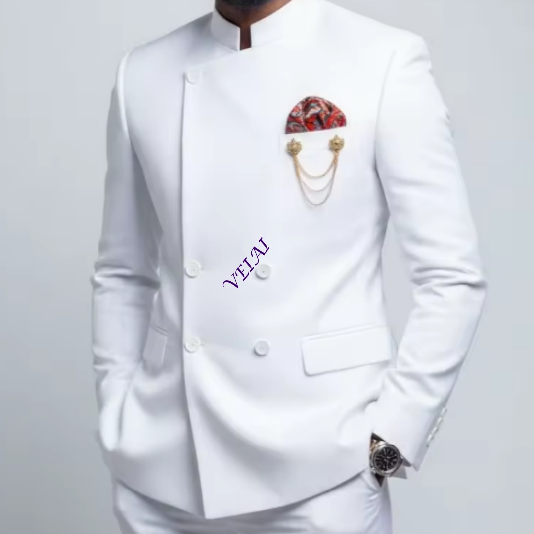 Men White Black Shawl Lapel 3  - огляд і ціна Slim Fit Blazer Men