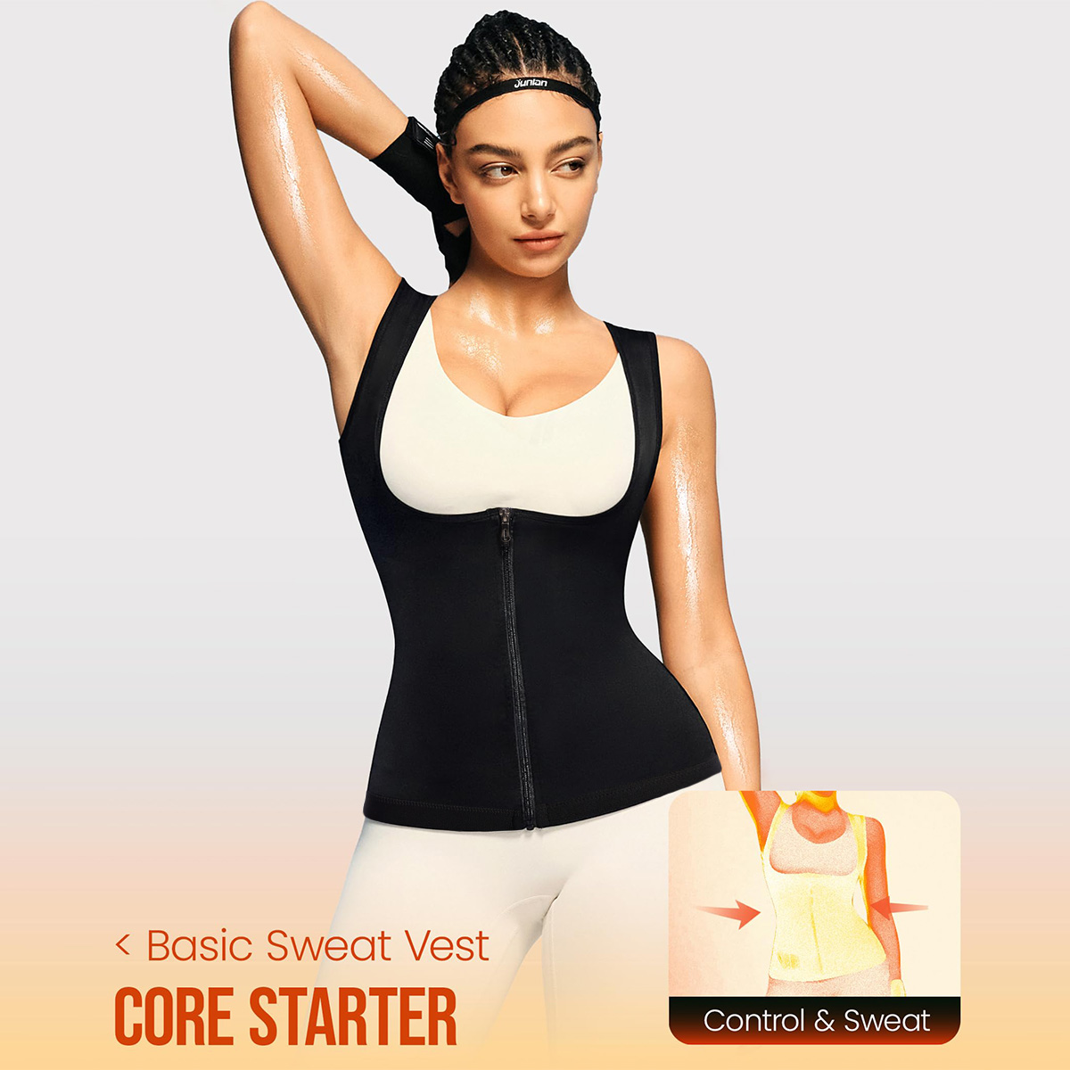 1PCS Women’s Sweat Vest for We - огляд і ціна Compression Shirt Workout