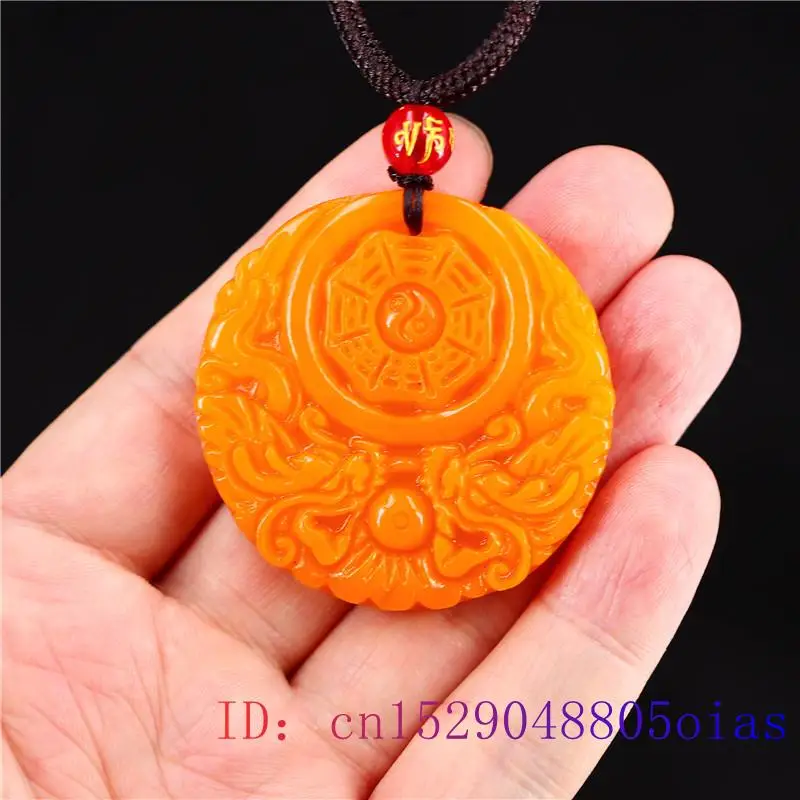 Yellow Jade Dragon Pendant Gif - огляд і ціна Men'S Fashion Accessories