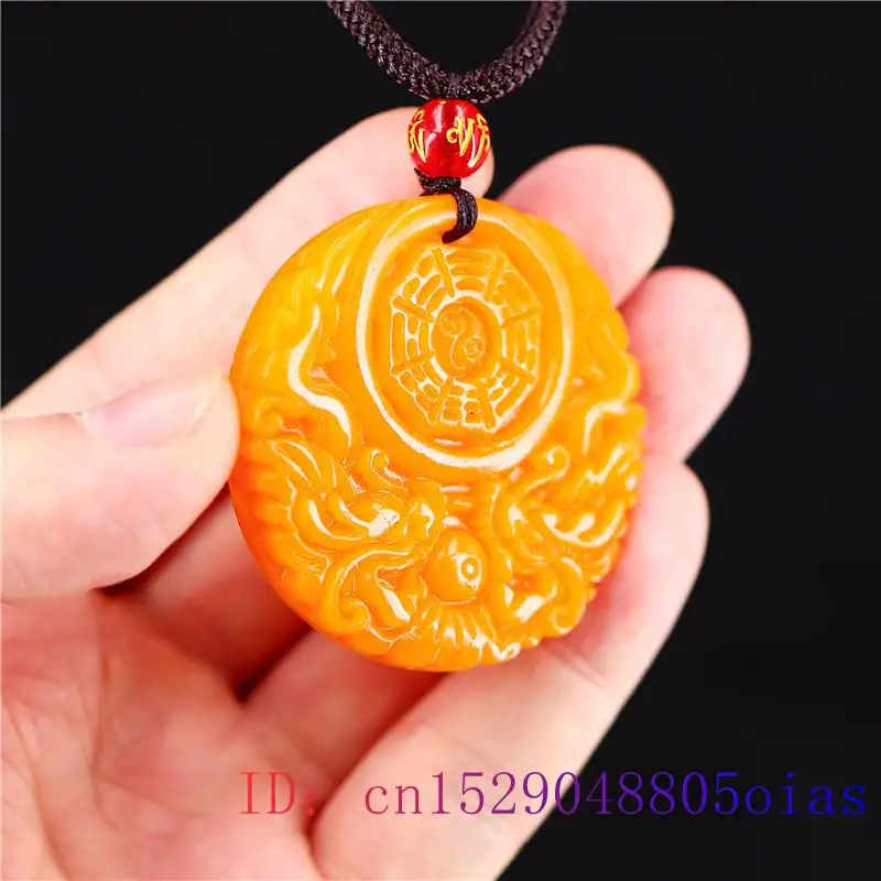 Yellow Jade Dragon Pendant Gif - огляд і ціна Men'S Fashion Accessories