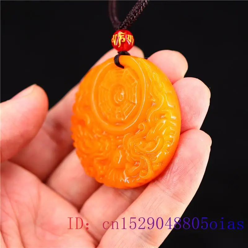 Yellow Jade Dragon Pendant Gif - огляд і ціна Men'S Fashion Accessories
