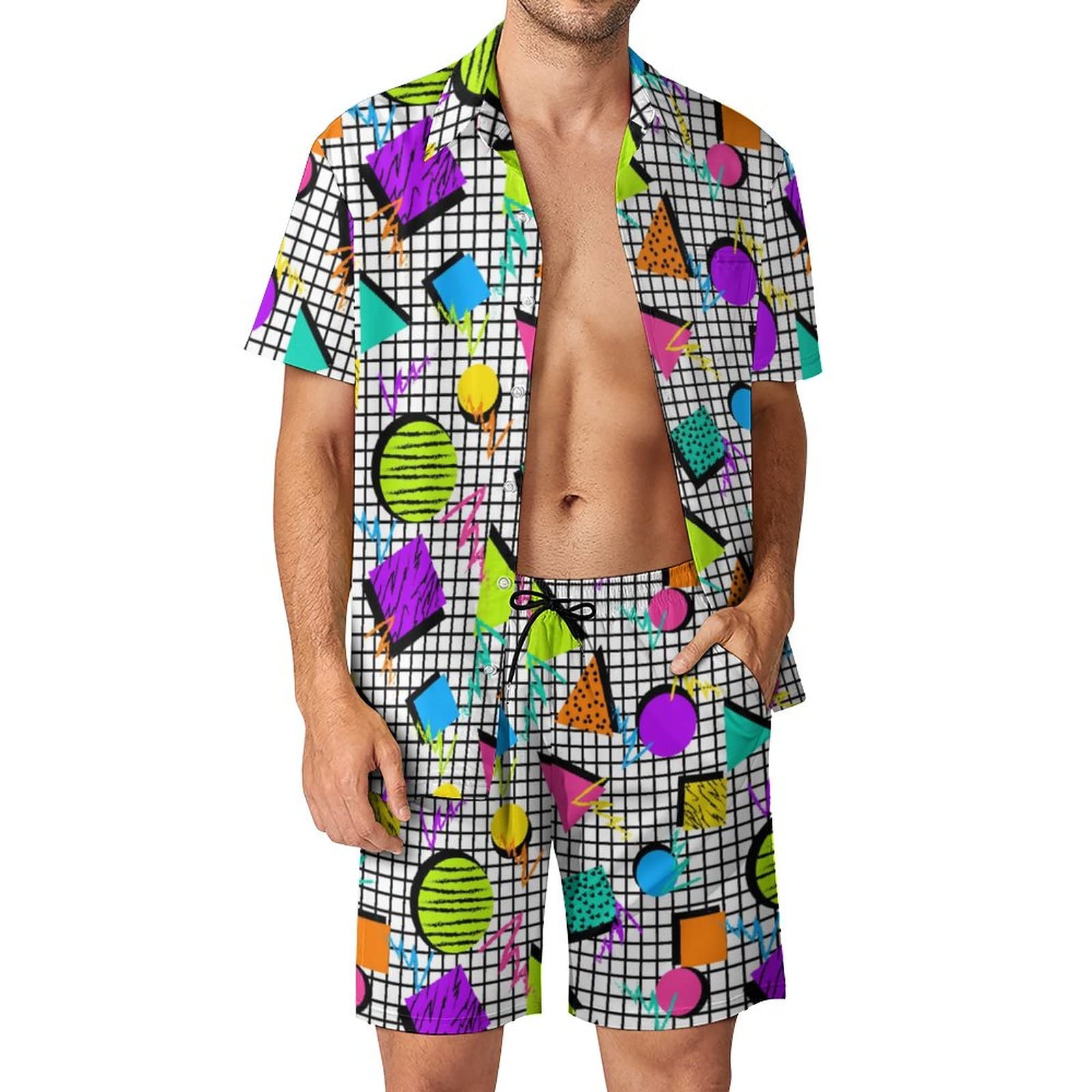 Summer Irregular Geometric 3D  - огляд і ціна Men'S Fashion Designer