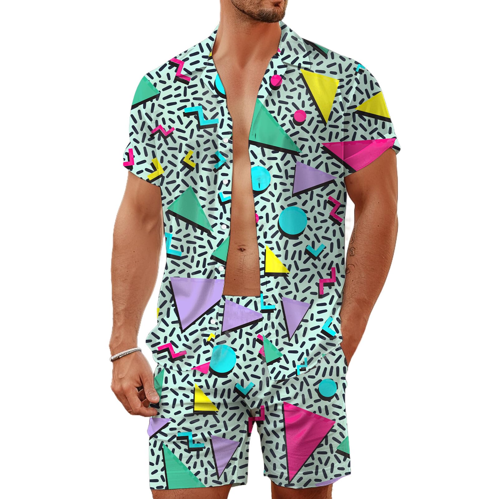 Summer Irregular Geometric 3D  - огляд і ціна Men'S Fashion Designer