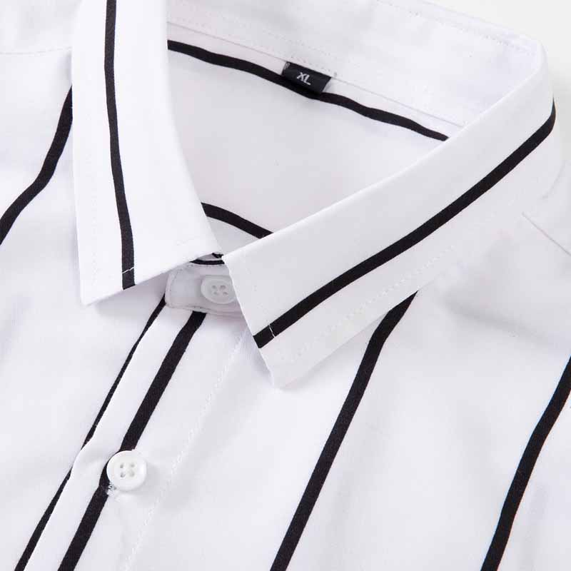 Men's Striped Dress Shirt Long - огляд і ціна Mens Fashion Dress