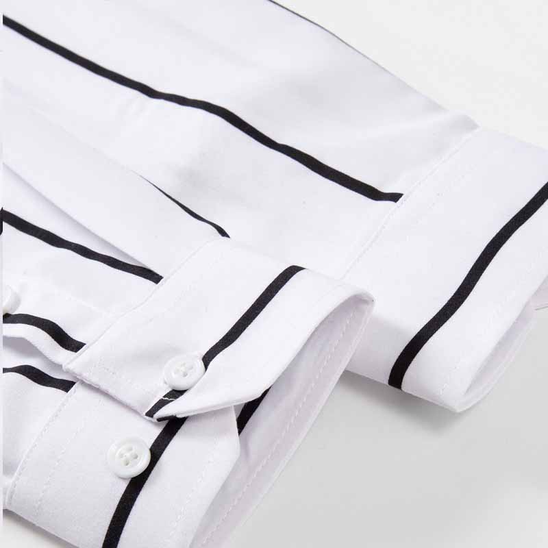 Men's Striped Dress Shirt Long - огляд і ціна Mens Fashion Dress
