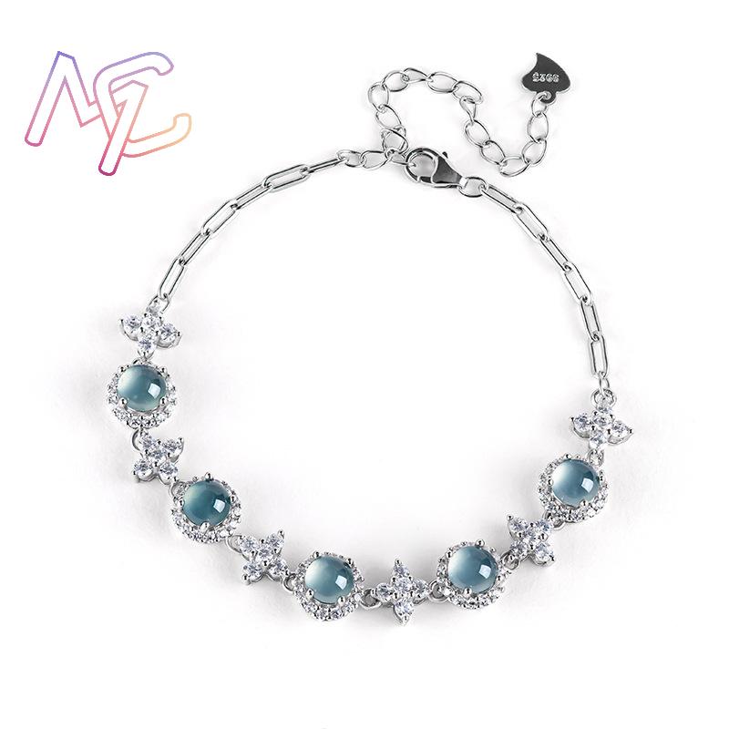 Blue Myanmar Jadeite Bracelet  - огляд і ціна Men'S Fashion Accessories