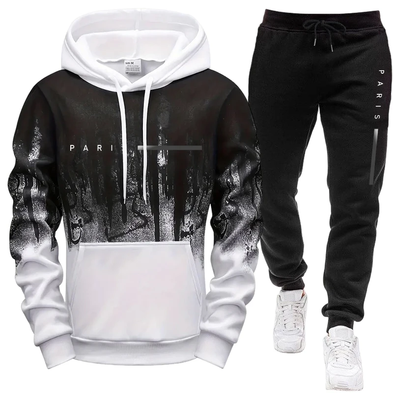 Men's Set/Hoodie/Pants Paris N - огляд і ціна Men'S Fashion Designer