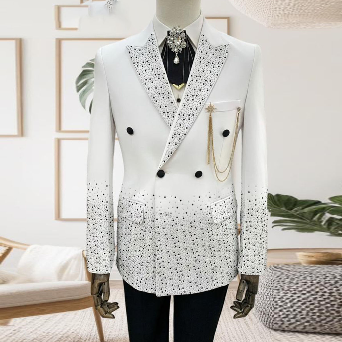 Customized Luxury Men Suits 2  - огляд і ціна Slim Fit Blazer Men
