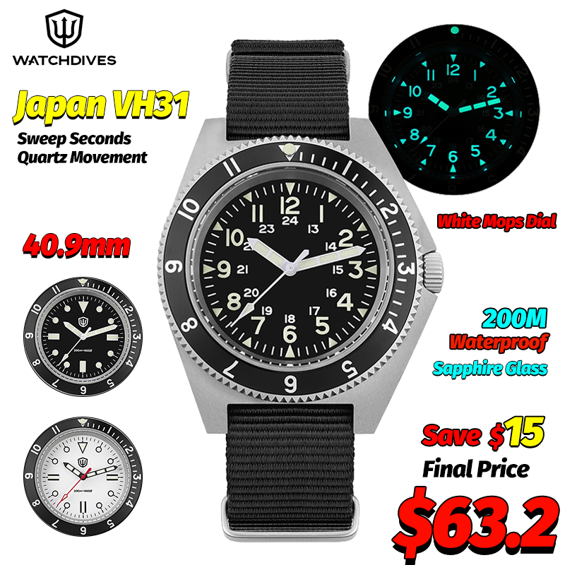 Watchdives WD1972 Quartz Watch - огляд і ціна Men'S Fashion Box
